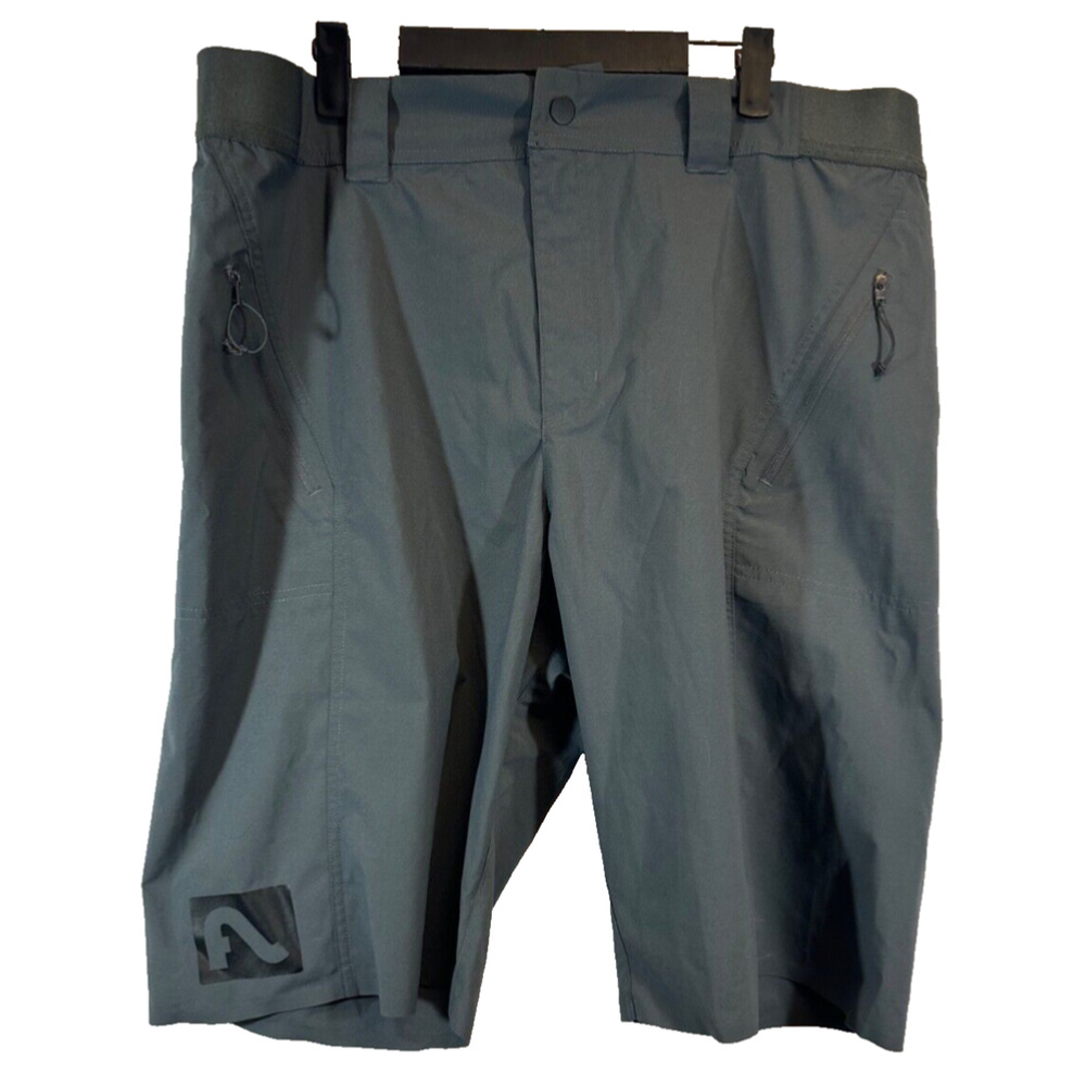 Flylow Shorts Mens 40 Blue/Green Trail Hiking Outdoor Biking Lightweight D50